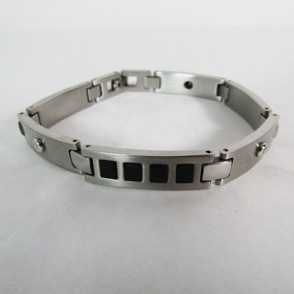 Mens Colibri Stainless Steel 8" Bracelet